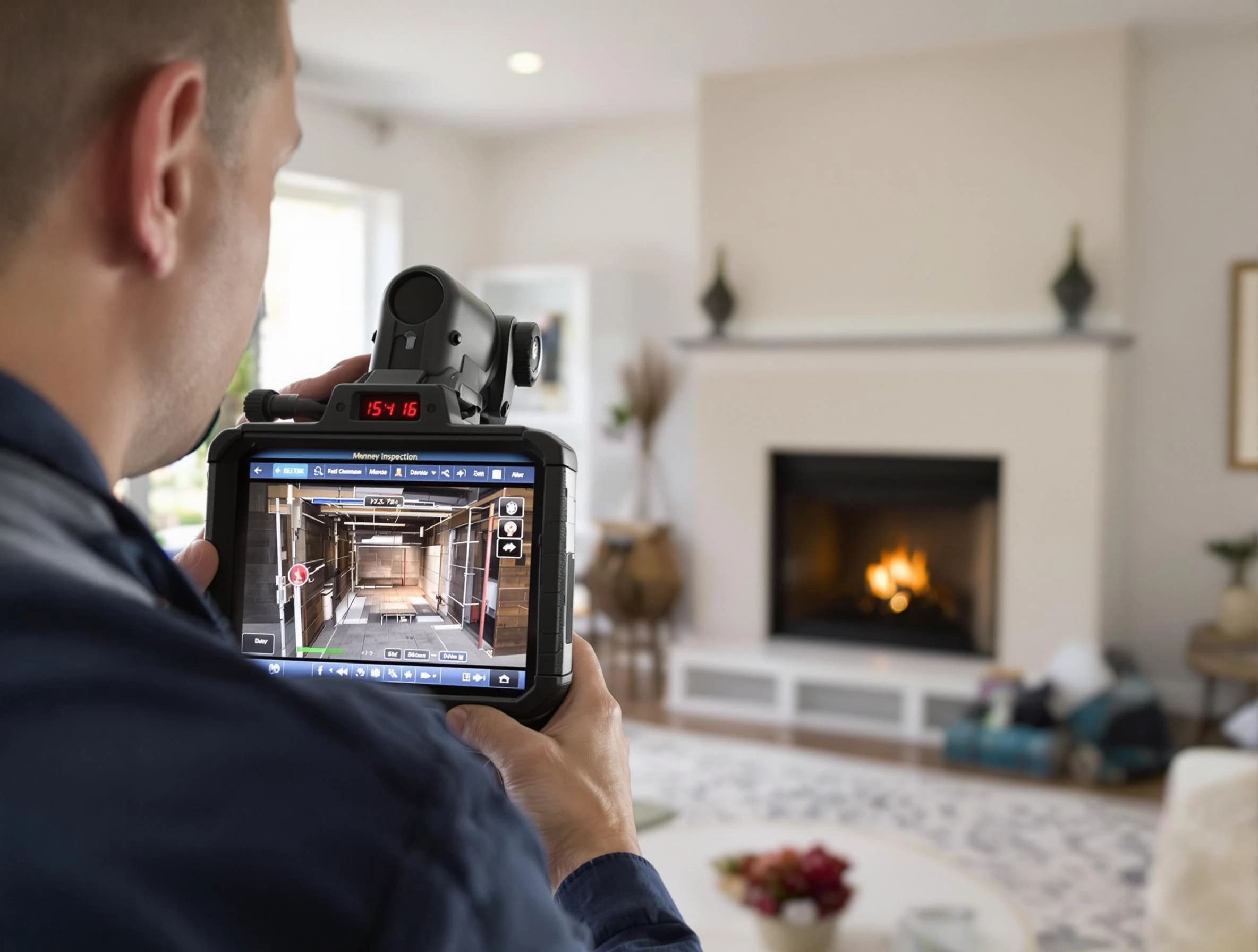 Bayonne Chimney Sweep conducting a thorough chimney inspection in Bayonne, NJ