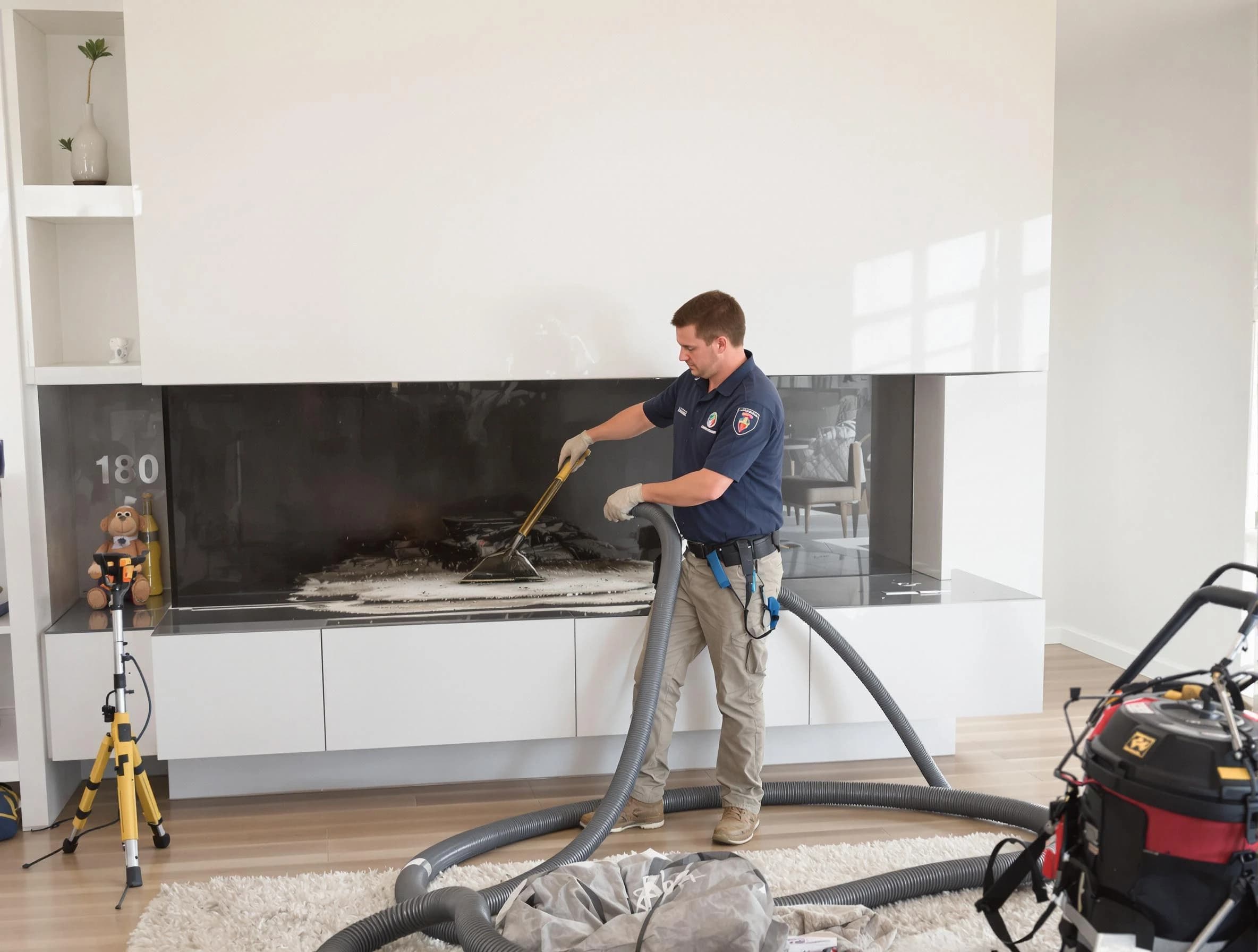 Bayonne Chimney Sweep technician providing chimney sweeping services in Bayonne, NJ