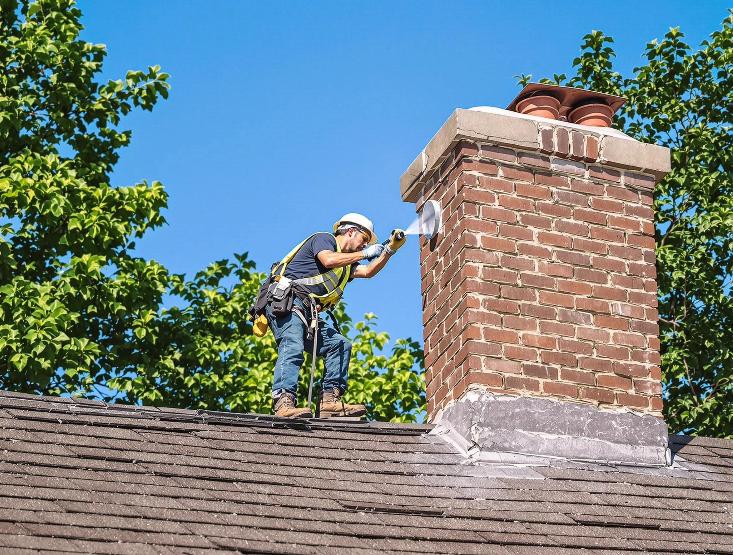 Bayonne Chimney Sweep performing an inspection with advanced tools in Bayonne, NJ
