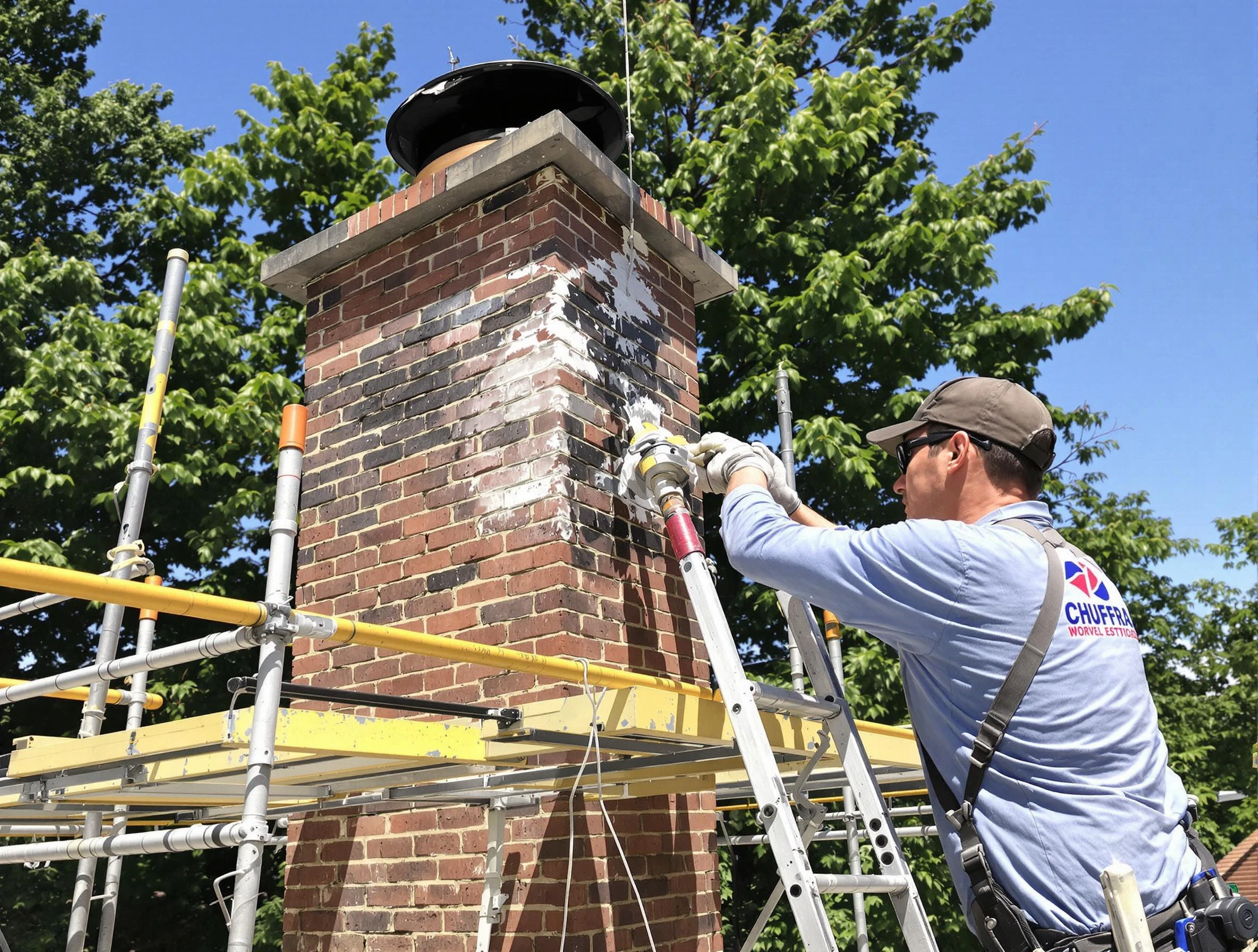 Structural chimney repair by Bayonne Chimney Sweep in Bayonne, NJ