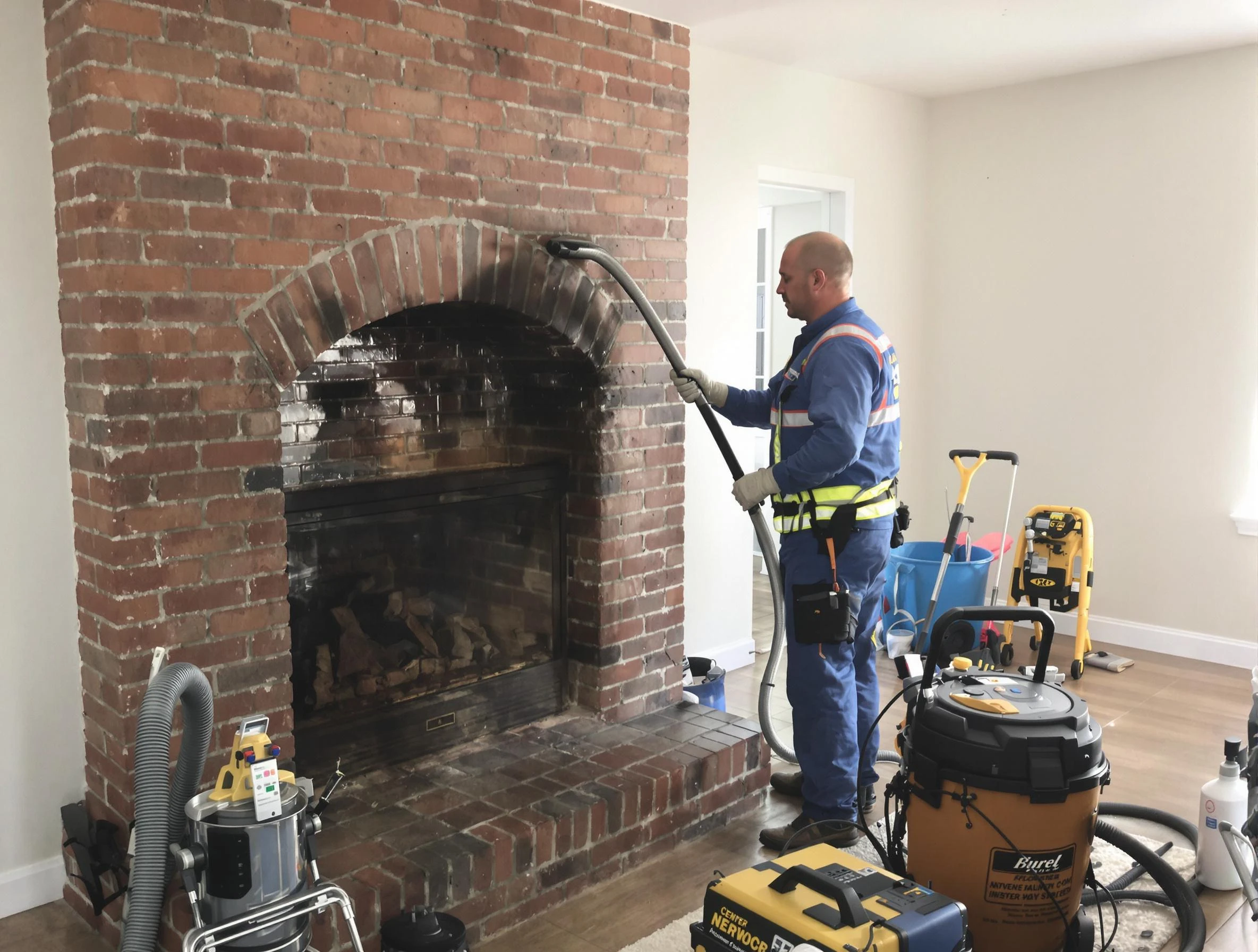 Bayonne Chimney Sweep expert performing detailed chimney sweep in Bayonne, NJ
