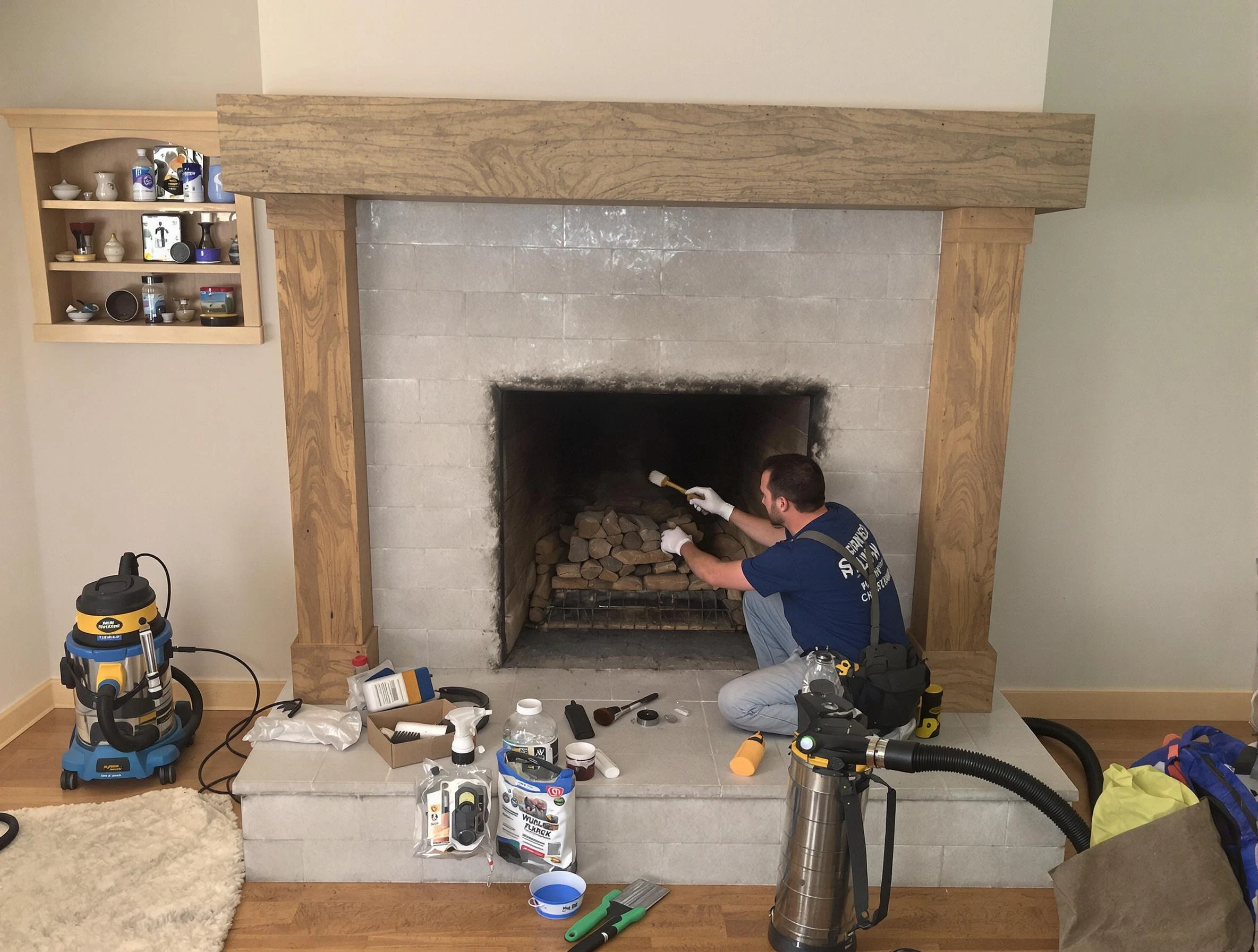 Detailed creosote removal process by Bayonne Chimney Sweep in Bayonne, NJ