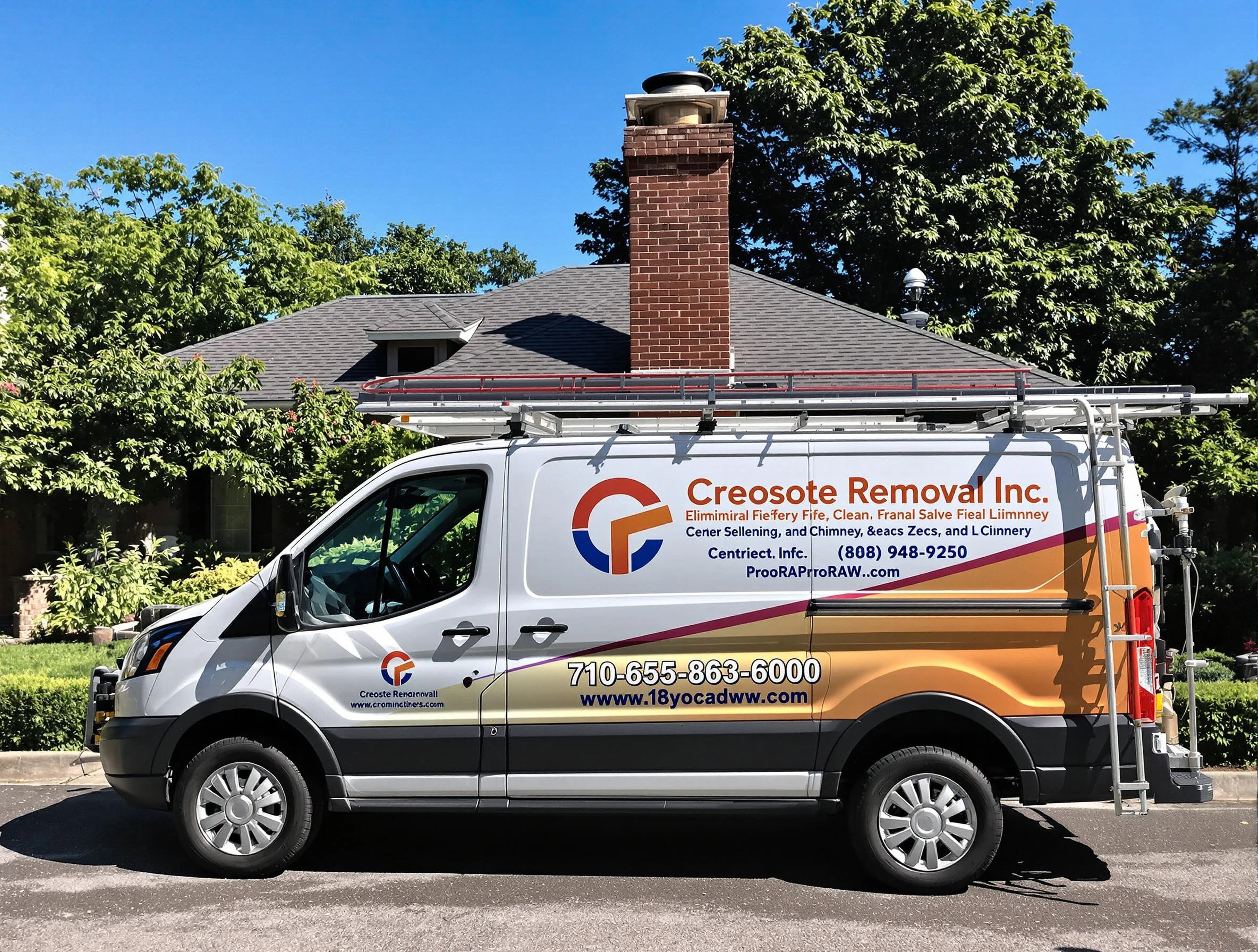 Bayonne Chimney Sweep technician removing creosote safely in Bayonne, NJ